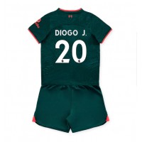 Liverpool Diogo Jota #20 Fotballklær Tredjedraktsett Barn 2022-23 Kortermet (+ korte bukser)